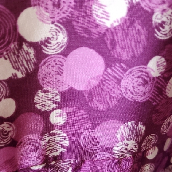 Only Necessities Purple Oversized Button Down Shirt - Picture 9 of 10